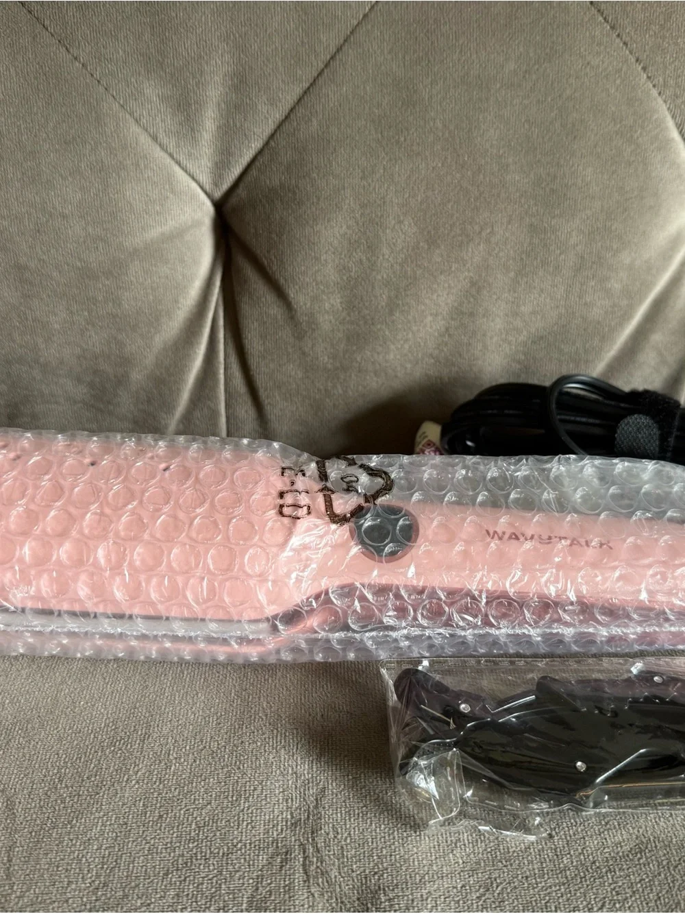 WAVYTALK Power Wave Hair Crimping Iron - Pink Wave Finish